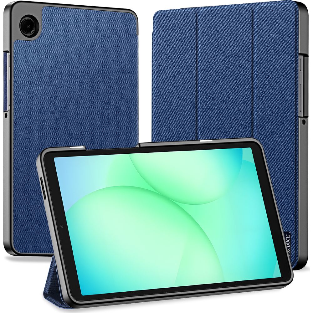 Etui z klapką Dux Ducis Domo do Galaxy Tab A11 / Tab A9, granatowe
