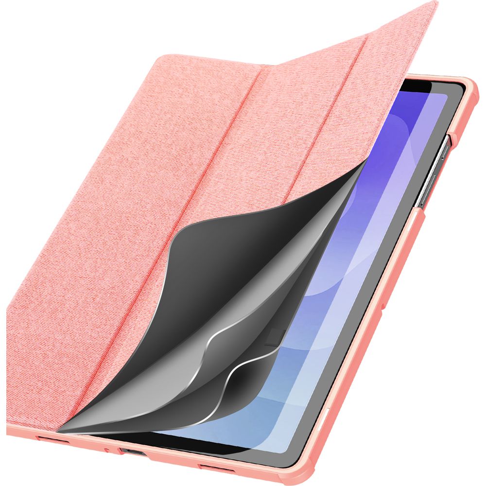 Etui z klapką Dux Ducis Domo do Galaxy Tab A11 Plus / A9 Plus, różowe