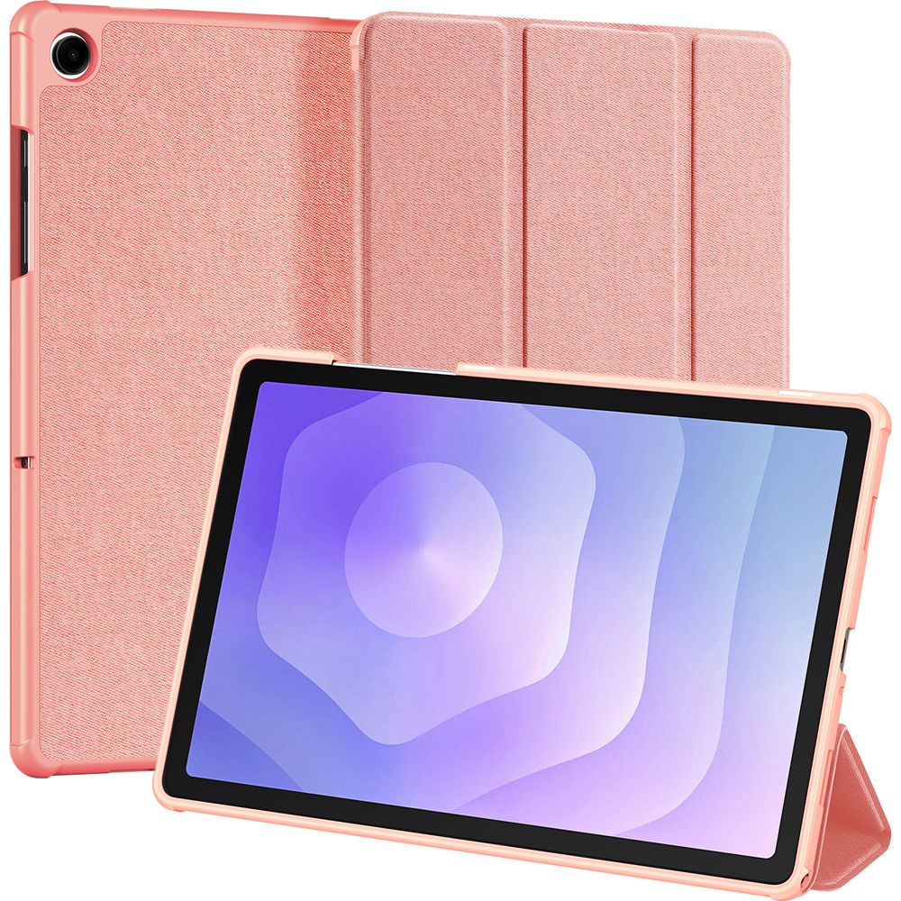 Etui z klapką Dux Ducis Domo do Galaxy Tab A11 Plus / A9 Plus, różowe