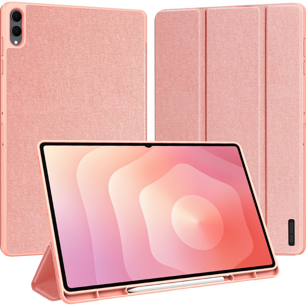 Etui z klapką Dux Ducis Domo do Galaxy Tab S11 Ultra, różowe