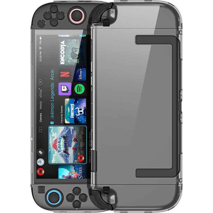 Etui Dux Ducis Protective Case do Nintendo Switch 2, przezroczyste.  Ochrona przed upadkiem, cienka budowa, komfort użytkowania.