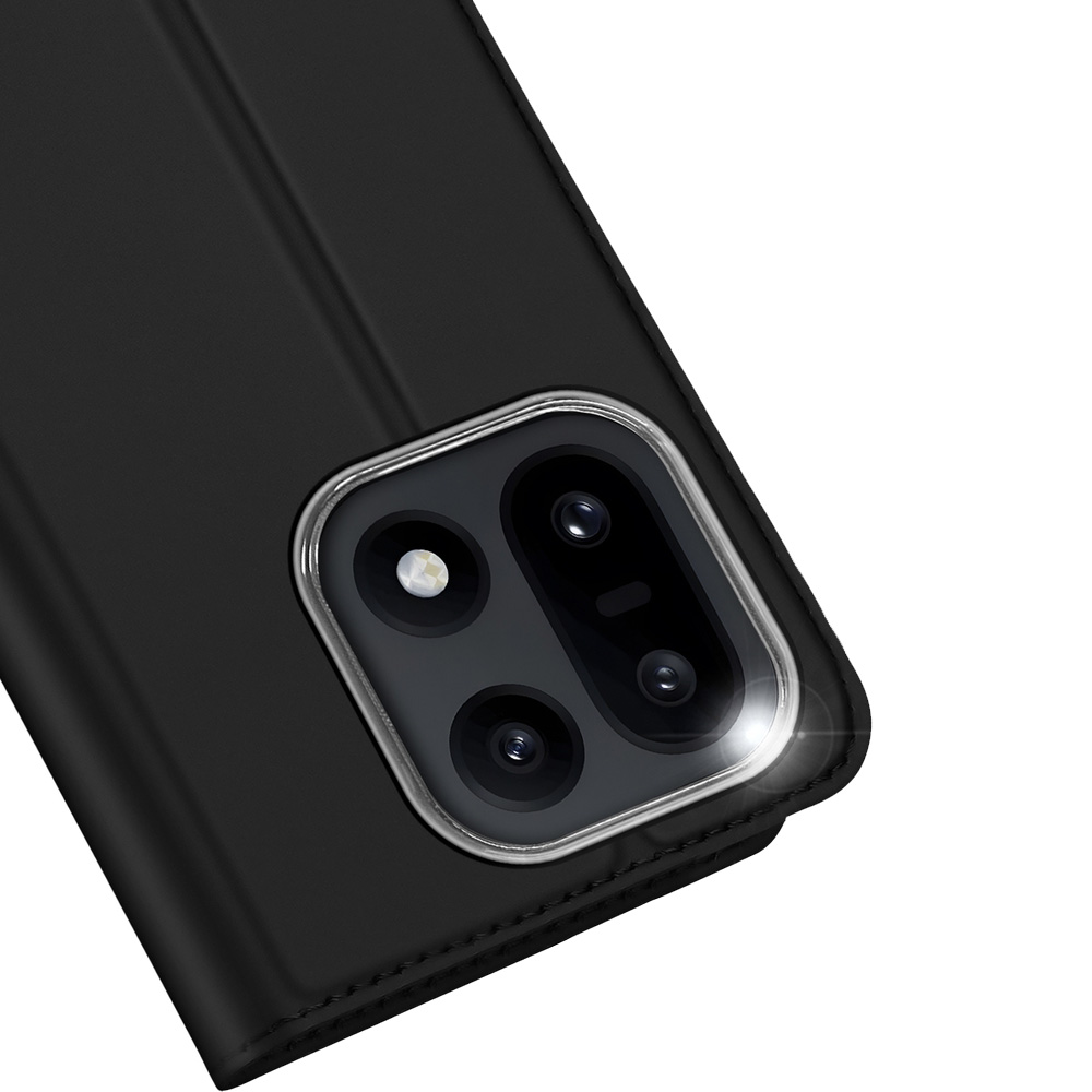 Etui z klapką, portfelowe, Dux Ducis Skin Pro do OnePlus 15, czarne