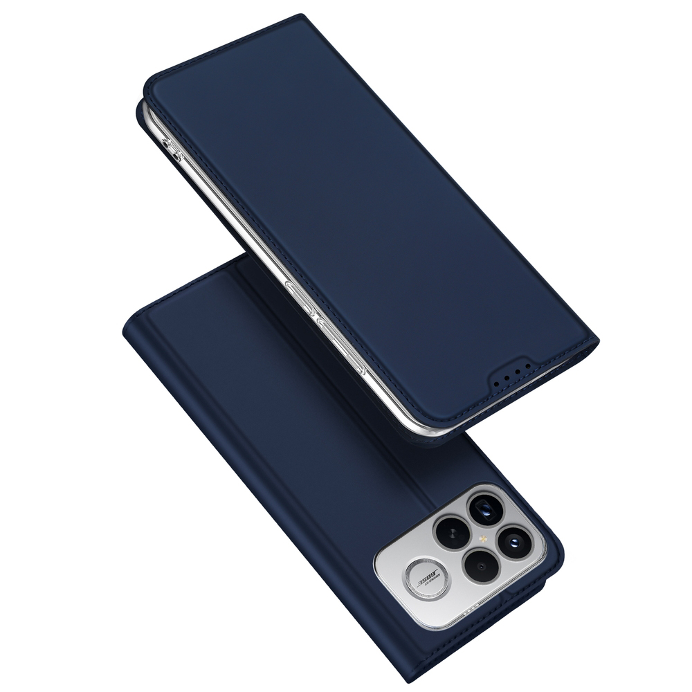 Etui z klapką, portfelowe, Dux Ducis Skin Pro do Xiaomi POCO F8 Ultra, granatowe