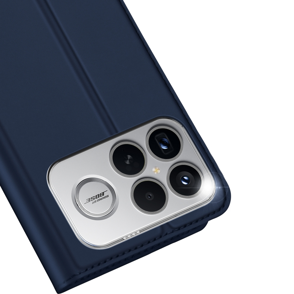 Etui z klapką, portfelowe, Dux Ducis Skin Pro do Xiaomi POCO F8 Ultra, granatowe