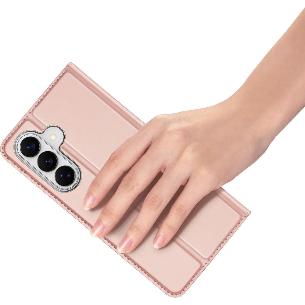 Etui z klapką Dux Ducis Skin Pro do Galaxy S26, różowe