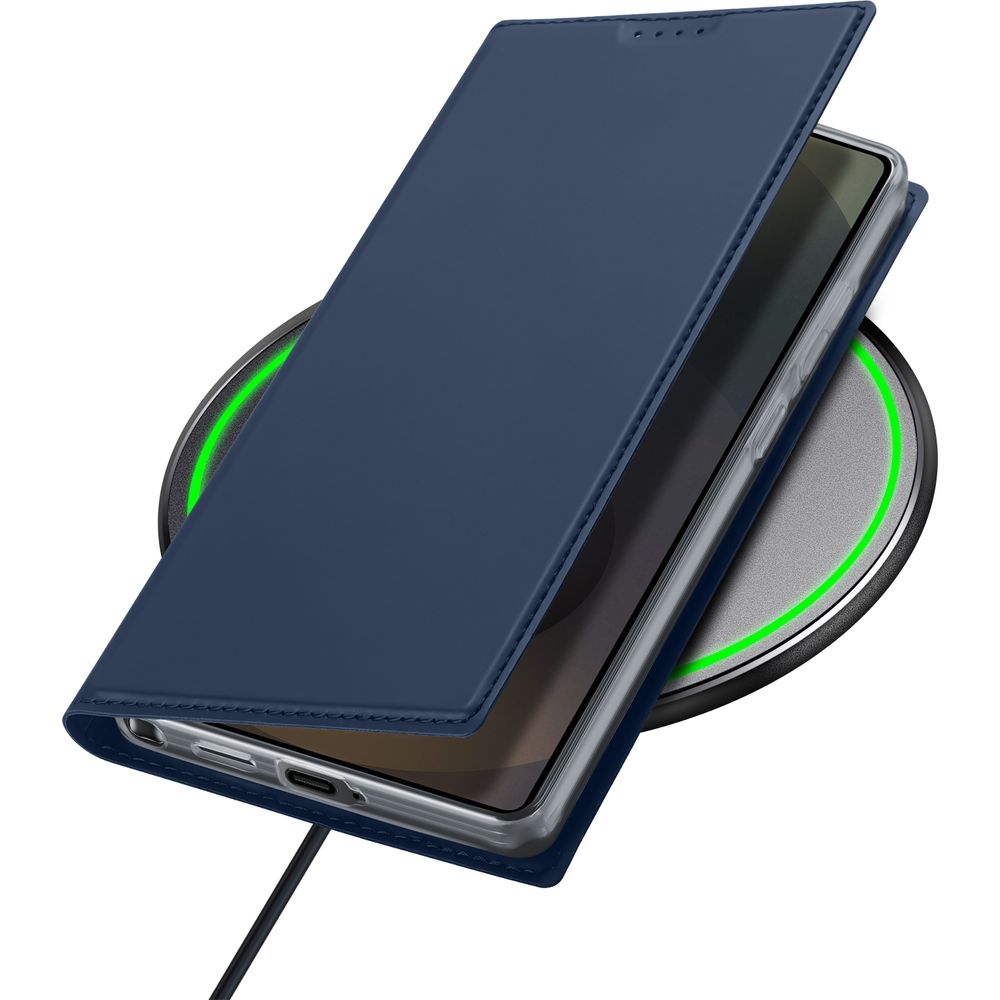 Etui z klapką Dux Ducis Skin Pro do Galaxy S26 Ultra, granatowe