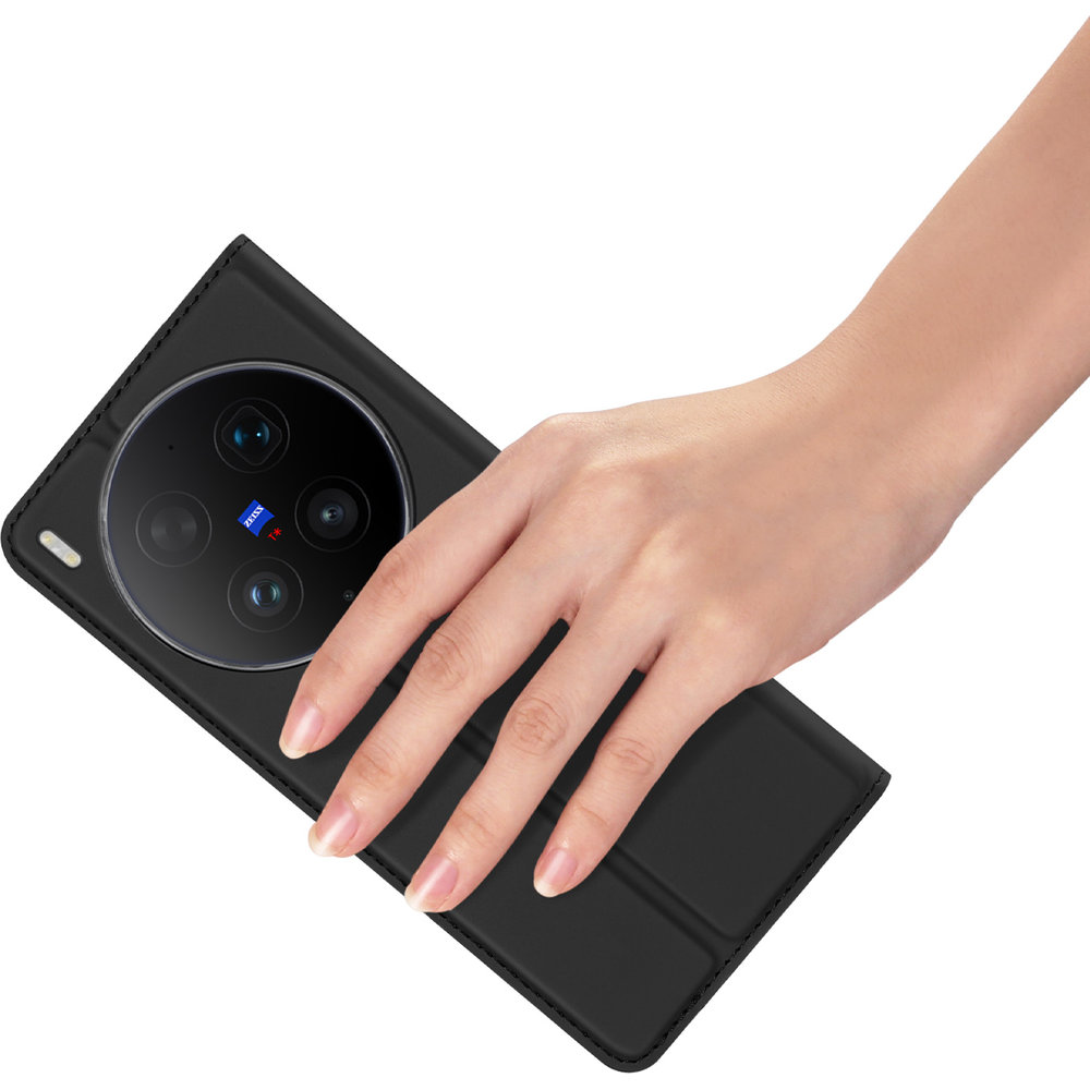 Etui z klapką Dux Ducis Skin Pro do Vivo X300 Ultra, czarne