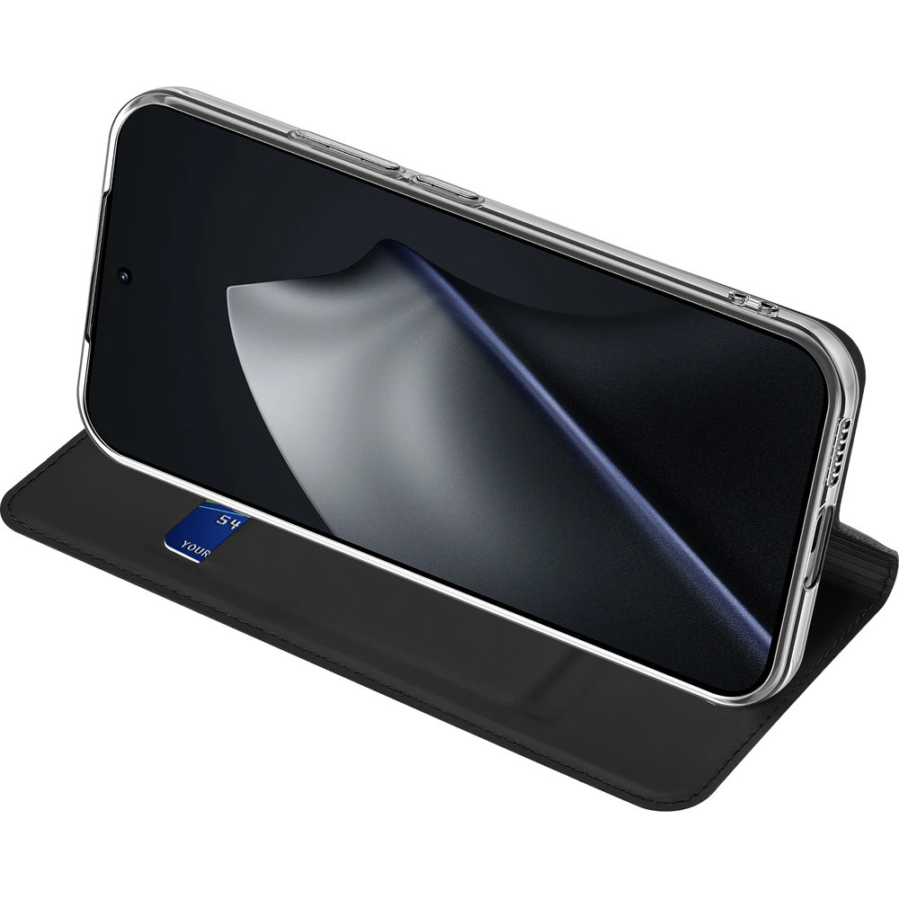 Etui z klapką Dux Ducis Skin Pro do Xiaomi 17T, czarne