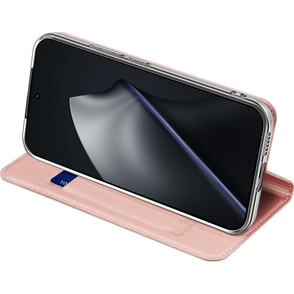 Etui z klapką Dux Ducis Skin Pro do Xiaomi 17T, różowe