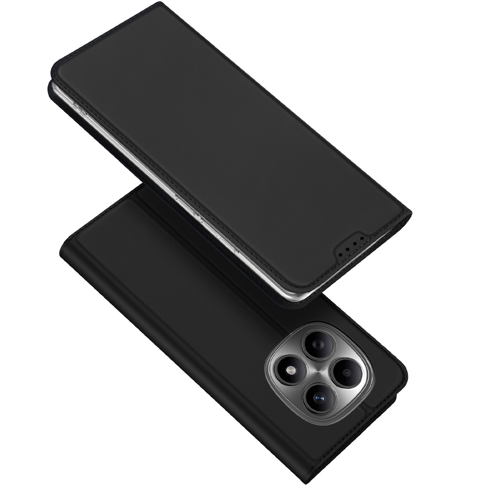 Etui z klapką Dux Ducis Skin Pro do Xiaomi Redmi Note 15 4G / 5G / POCO M8 5G, czarne