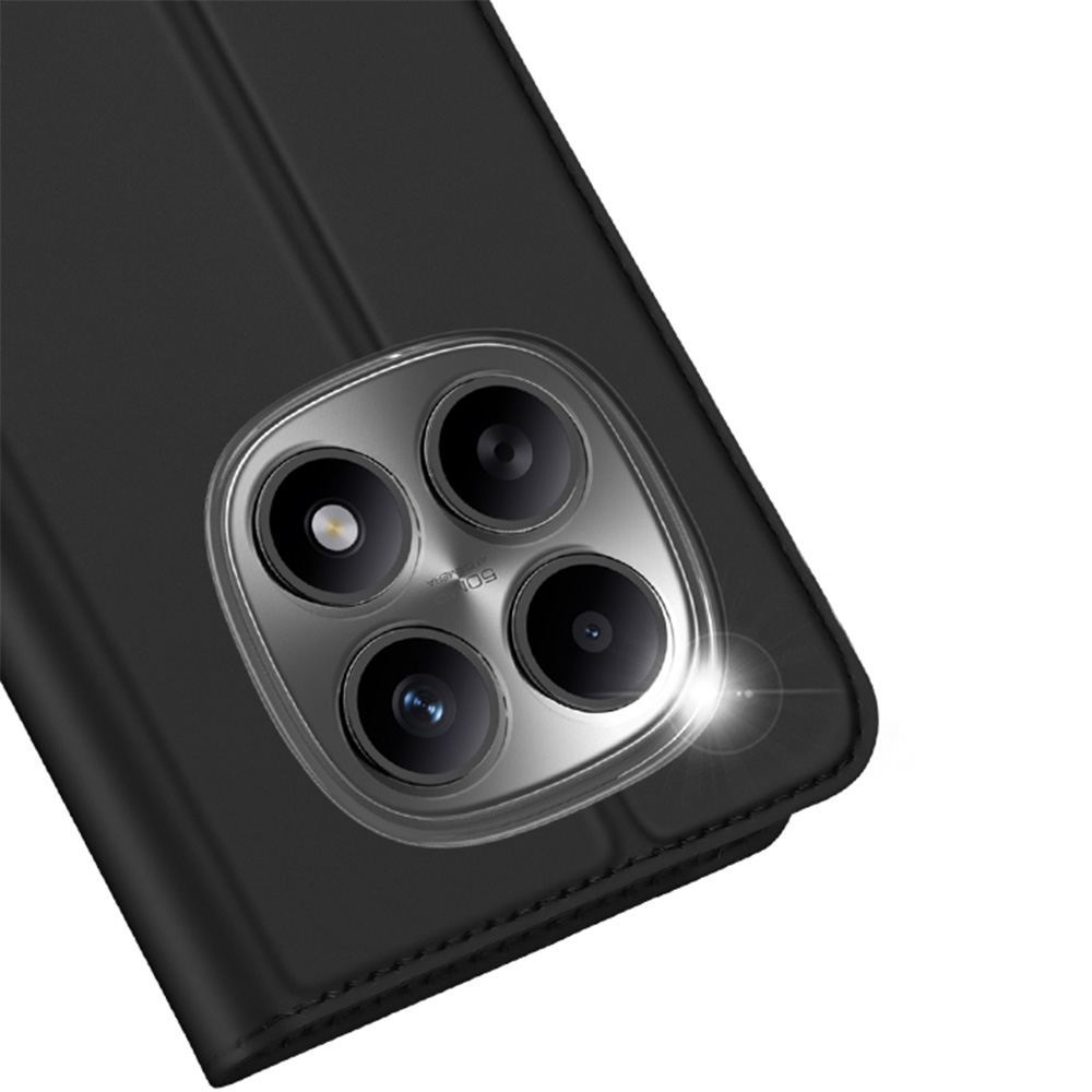 Etui z klapką Dux Ducis Skin Pro do Xiaomi Redmi Note 15 4G / 5G / POCO M8 5G, czarne