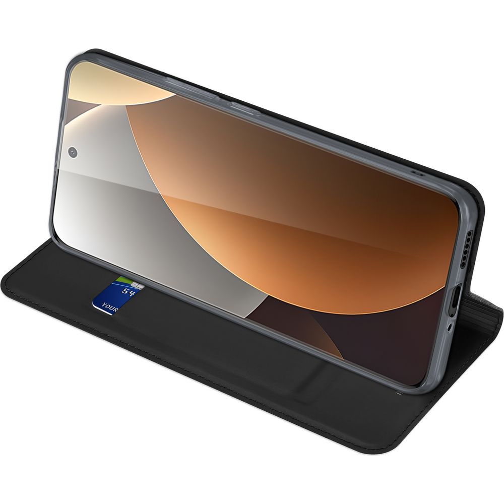Etui z klapką Dux Ducis Skin Pro do Xiaomi Redmi Note 15 Pro Plus 5G / POCO M8 Pro 5G, czarne