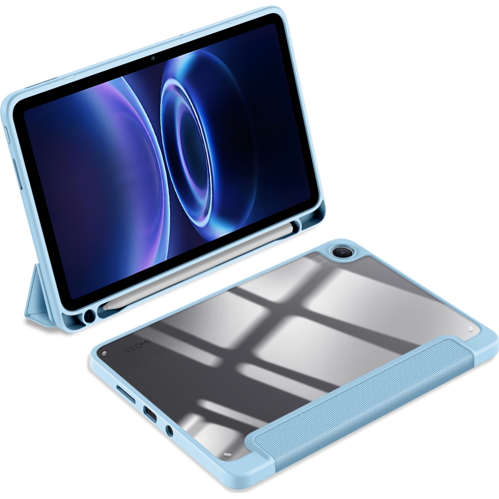 Etui z klapką Dux Ducis Toby do Redmi Pad 2 / Poco Pad C1, niebieskie