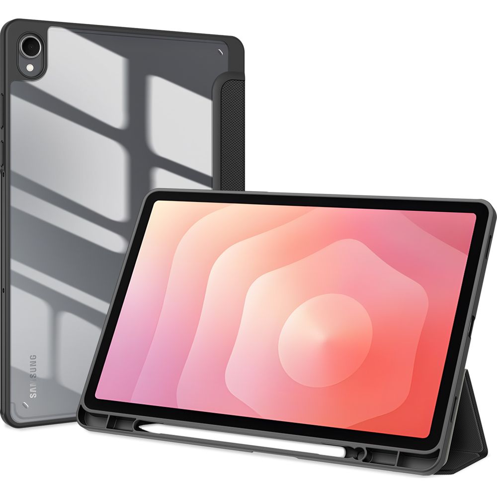 Etui z klapką Dux Ducis Toby do Galaxy Tab S11, czarne