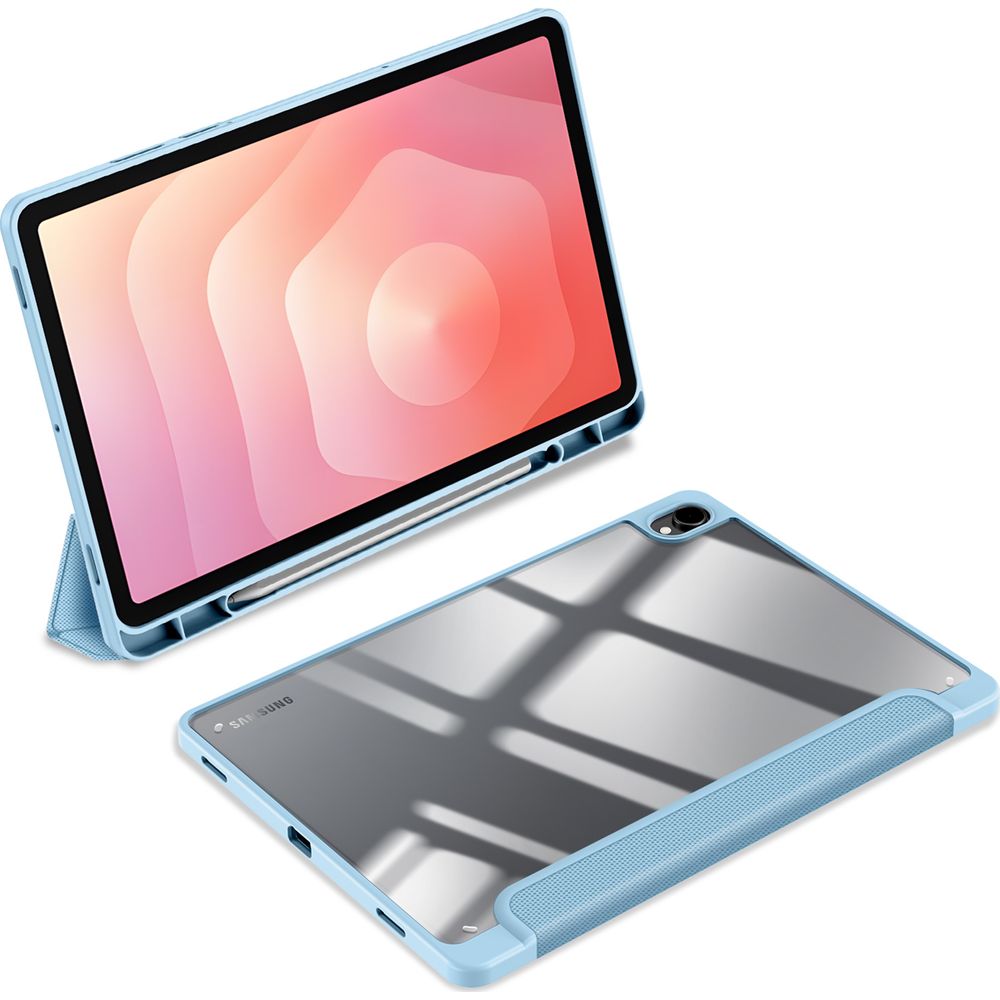 Etui z klapką Dux Ducis Toby do Galaxy Tab S11, niebieskie