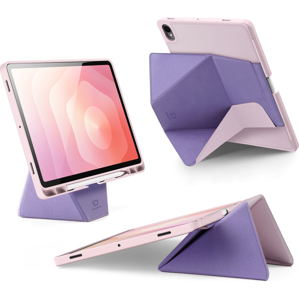 Etui z klapką Dux Ducis Vers do Galaxy Tab S11, różowe