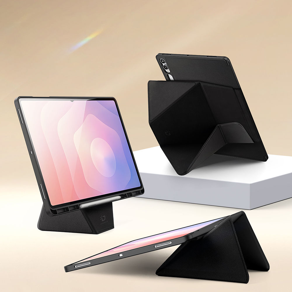 Etui z klapką Dux Ducis Vers do Galaxy Tab S11 Ultra / S10 Ultra / S9 Ultra, czarne