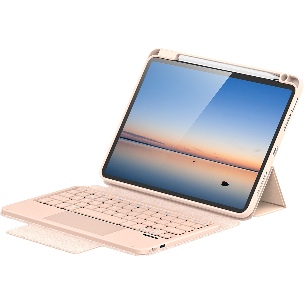 Etui z klawiaturą Bluetooth Dux Ducis (YK Series) do Etui z klawiaturą Bluetooth Dux Ducis (YK Series), różowozłote