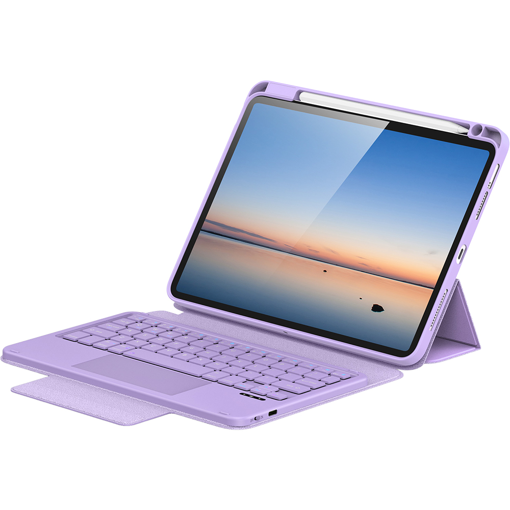 Etui z klawiaturą Bluetooth Dux Ducis (YK Series) do Etui z klawiaturą Bluetooth Dux Ducis (YK Series), fioletowe