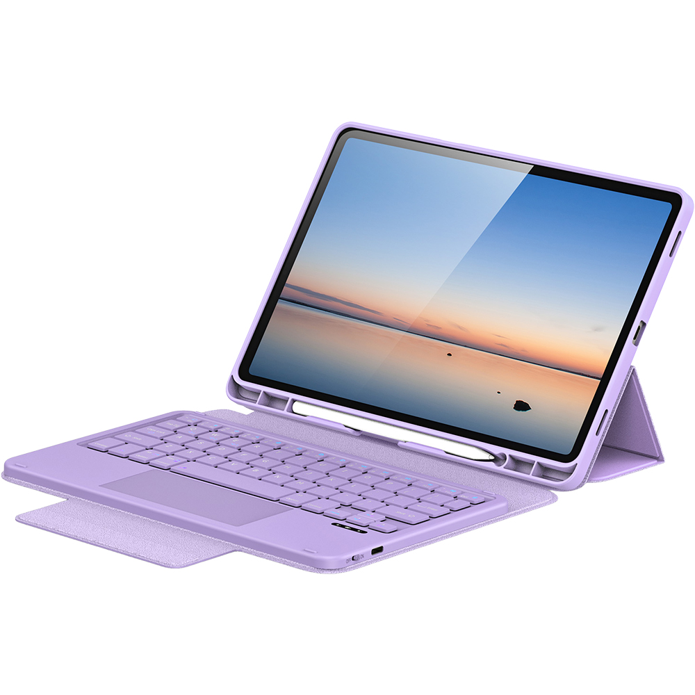 Etui z klawiaturą Bluetooth Dux Ducis (YK Series) do Etui z klawiaturą Bluetooth Dux Ducis (YK Series), fioletowe
