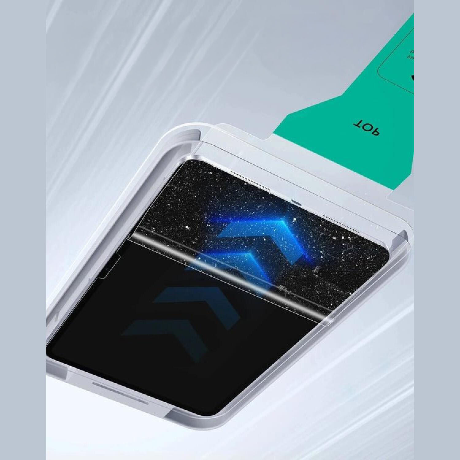 Szkło hartowane z ramką pozycjonującą i zestawem montażowym, ESR UltraFit Tempered Glass do Apple iPad Pro 13" M5 2025 / M4 2024, 2 szt.