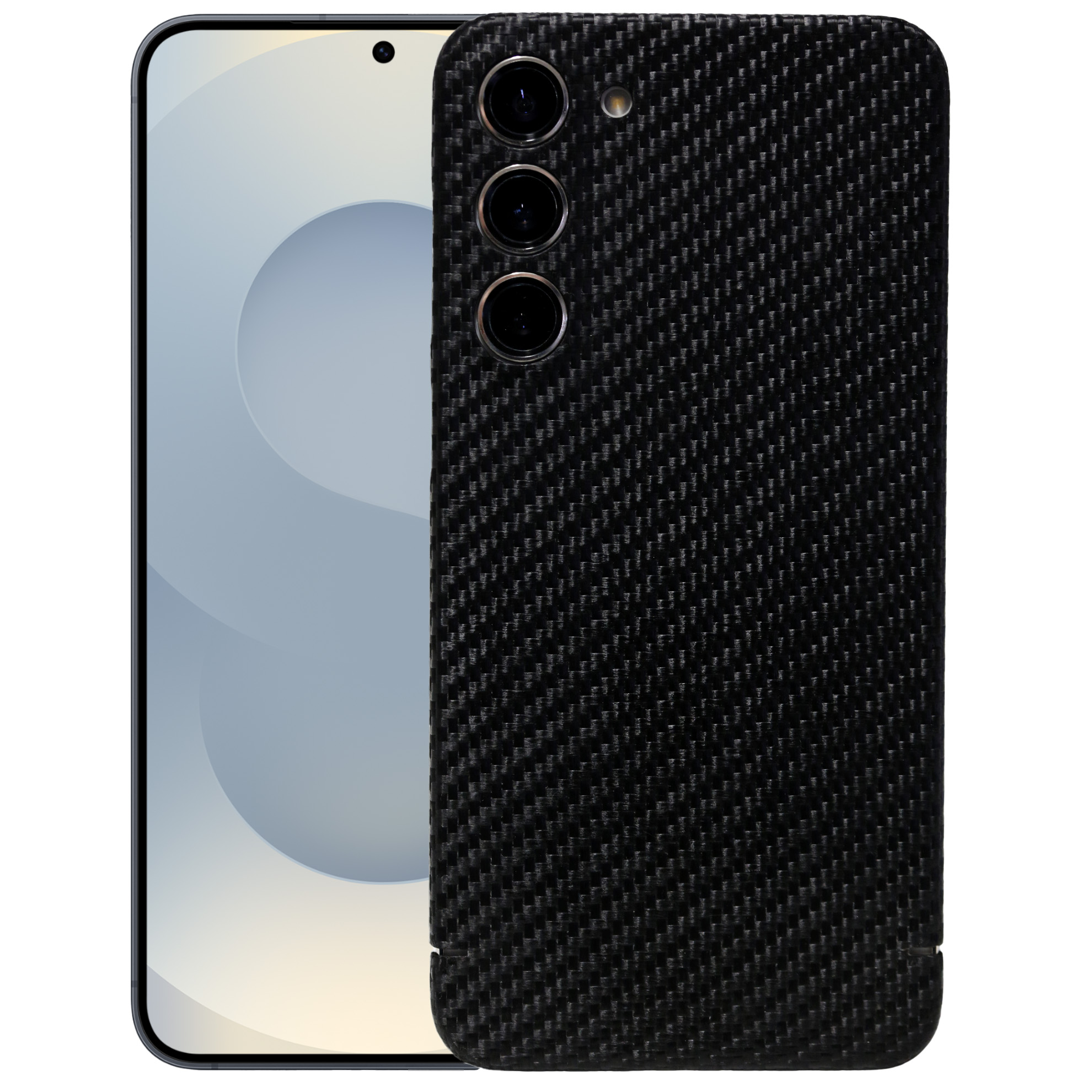 Etui Nevox CarbonSeries do Galaxy S24, czarne 