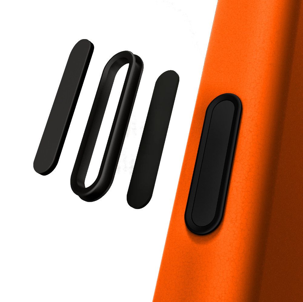 Etui YAXO Leather Gear Magma Orange do iPhone 17 Pro Max z antypoślizgowym chwytem i ekologiczną skórą
