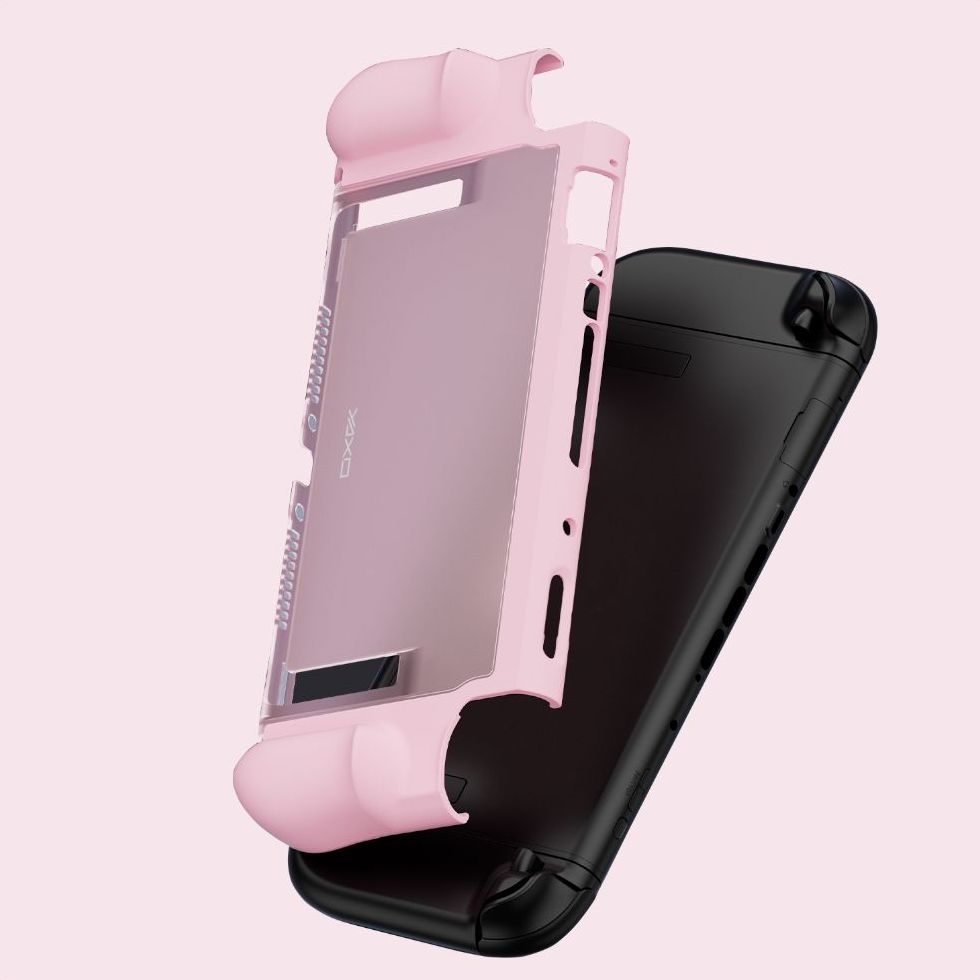 Różowe etui YAXO Buzzard do Nintendo Switch 2 z hybrydową konstrukcją TPU i PC