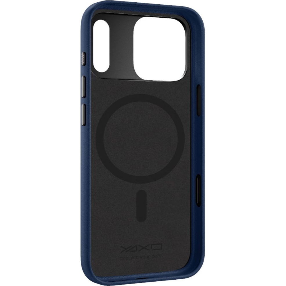 Etui YAXO Leather Gear Slim Case MagSafe iPhone 17 Pro spelniajace standardy Military Grade