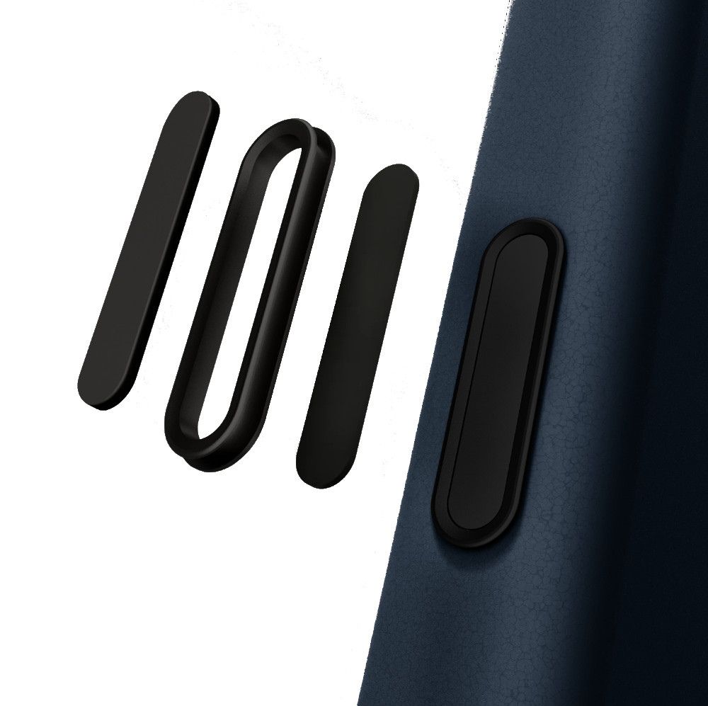Etui YAXO Leather Gear Dusky Blue do iPhone Air z antypoślizgowym chwytem i ekologiczną skórą