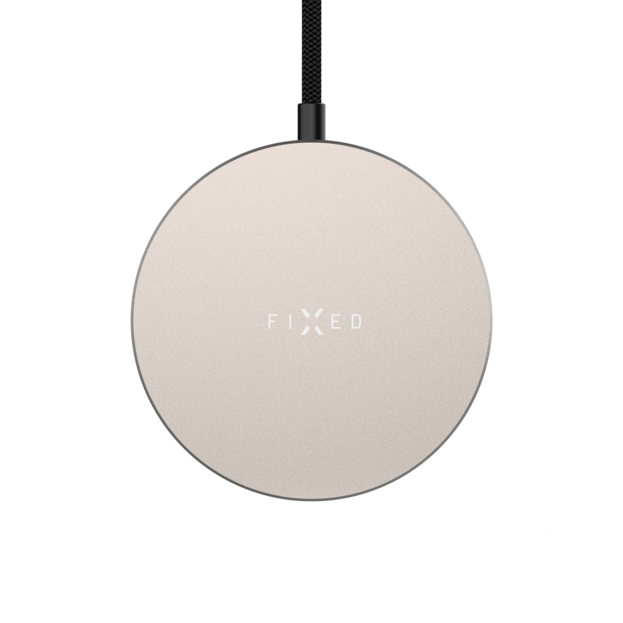 Fixed MagPad Slim, magnetyczne ładowanie 25W bez zasłaniania aparatu, beżowa