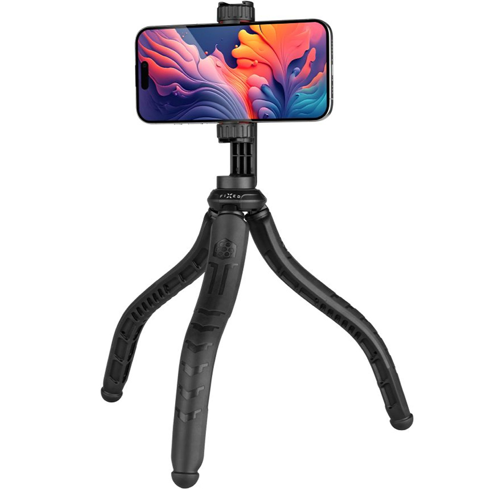 Uchwyt, kijek, statyw Fixed Creator Flexible Tripod do telefonów, gwint 1/4", czarny