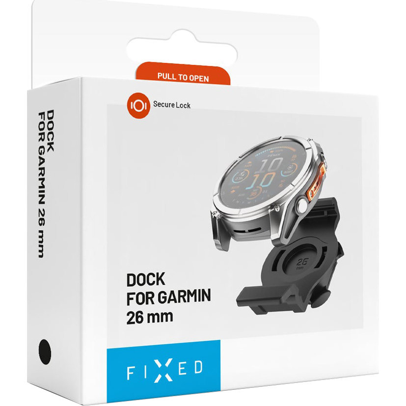 Fixed Dock, ultralekki uchwyt rowerowy na kierownicę, czytelny, stabilny, czarny