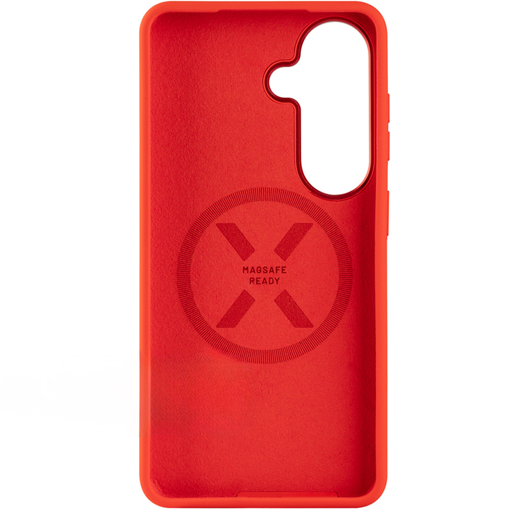 Etui Fixed MagFlow do MagSafe do Galaxy S26, czerwone