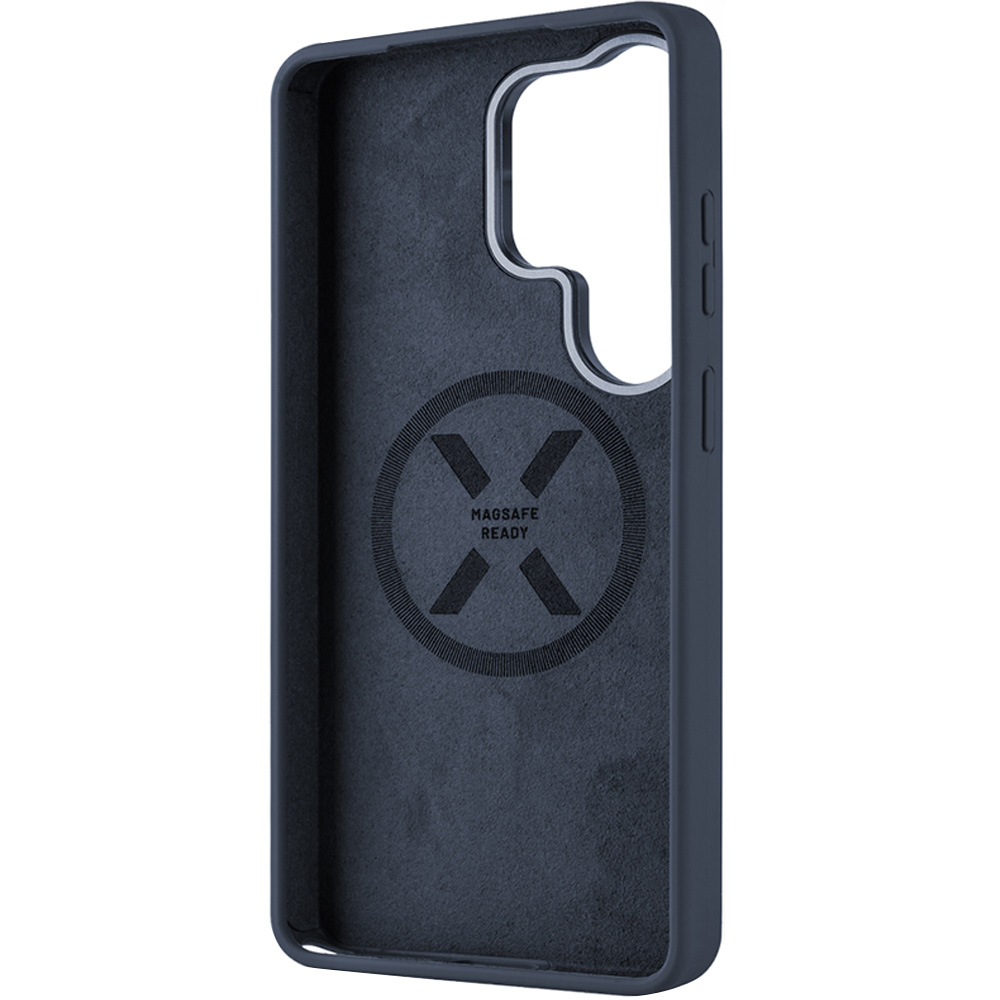 Etui Fixed MagFlow z MagSafe do Galaxy S26 Ultra, granatowe