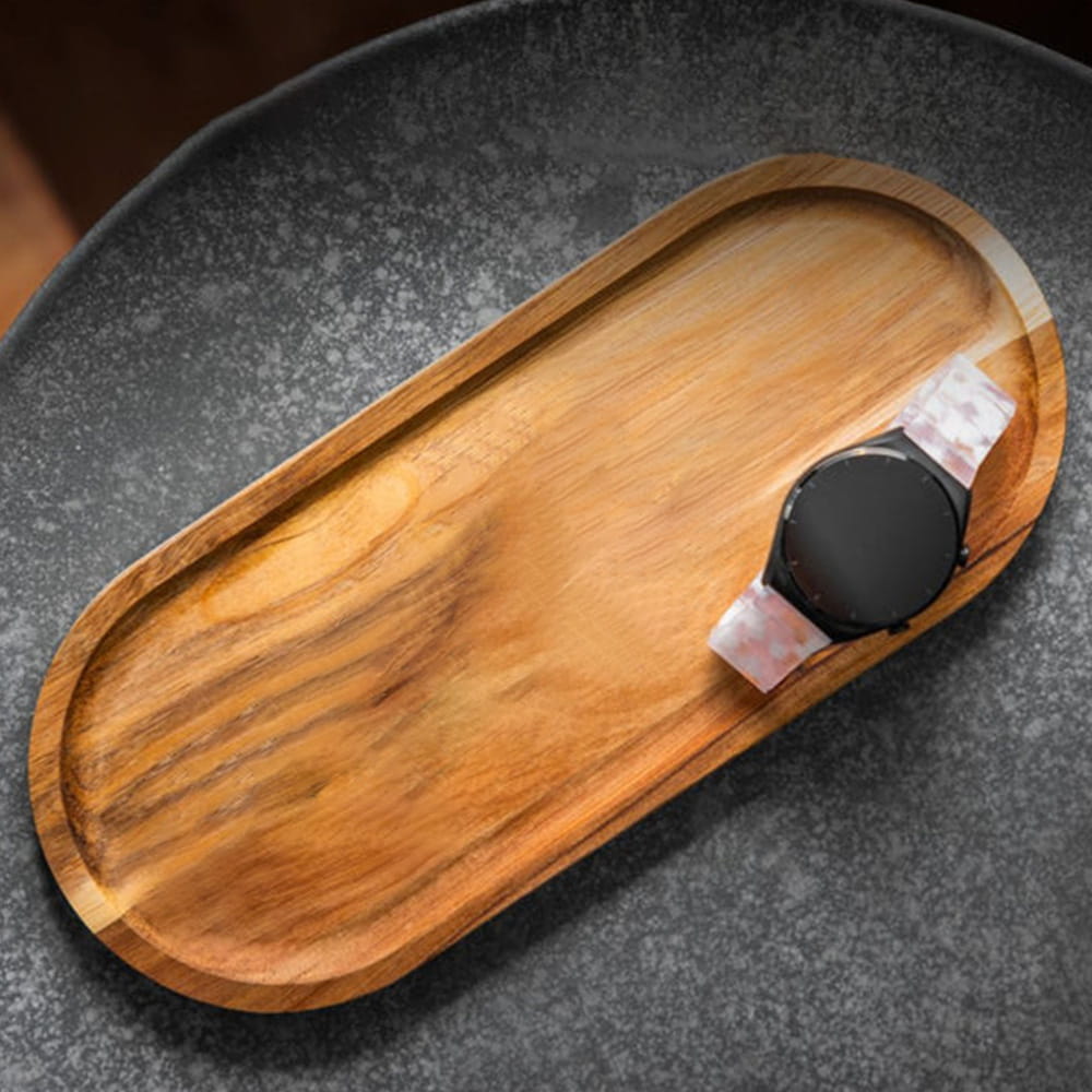 Pasek Fixed Resin do smartwatcha, QuickRelease 18 mm, perłowo-różowy