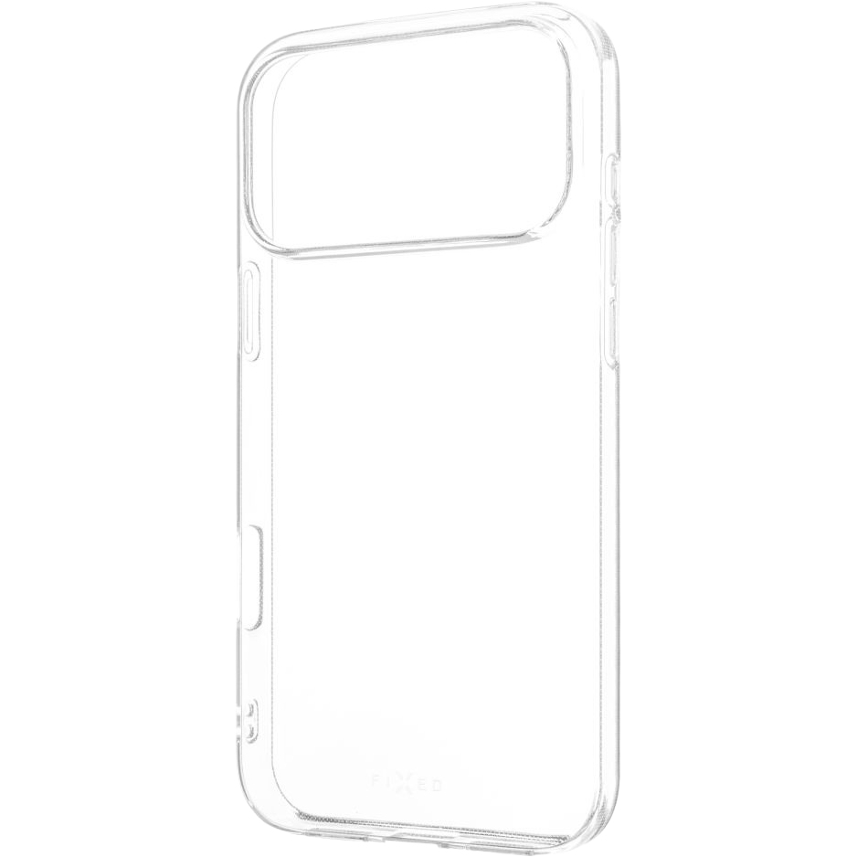 Ekologiczne, elastyczne i cienkie etui Fixed Story AntiUV TPU do iPhone 17 Pro Max, przezroczyste