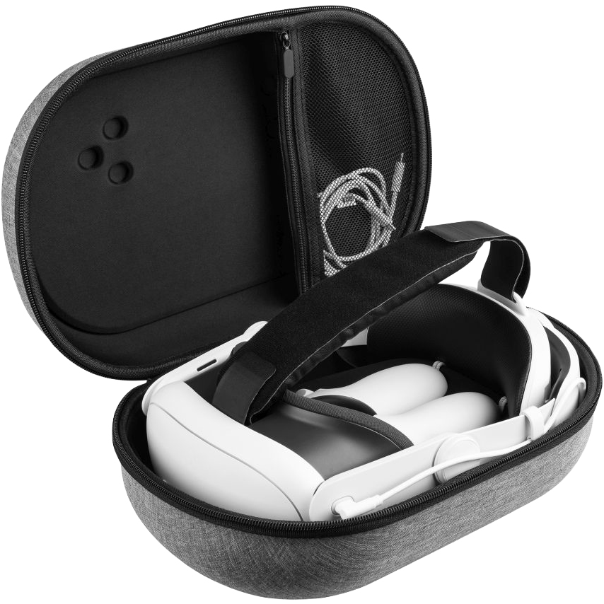 Fixed VR Protective Case, höchstes Schutzniveau für unterwegs, robust, universell, stylisch, grau