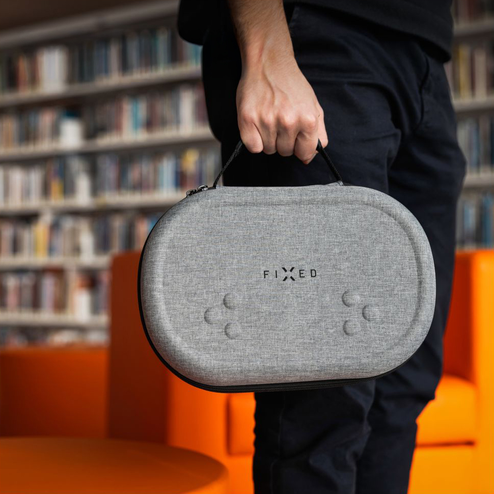 Fixed VR Protective Case, leichtes Design mit Silikongriff, mobil, handlich, komfortabel, grau
