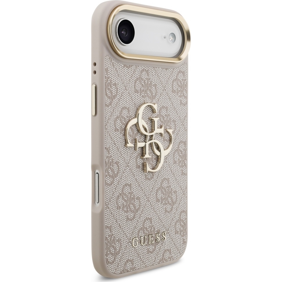 Oryginalne i ekskluzywne etui 4G Big 4G Classic Logo od marki Guess do iPhone Air, różowe