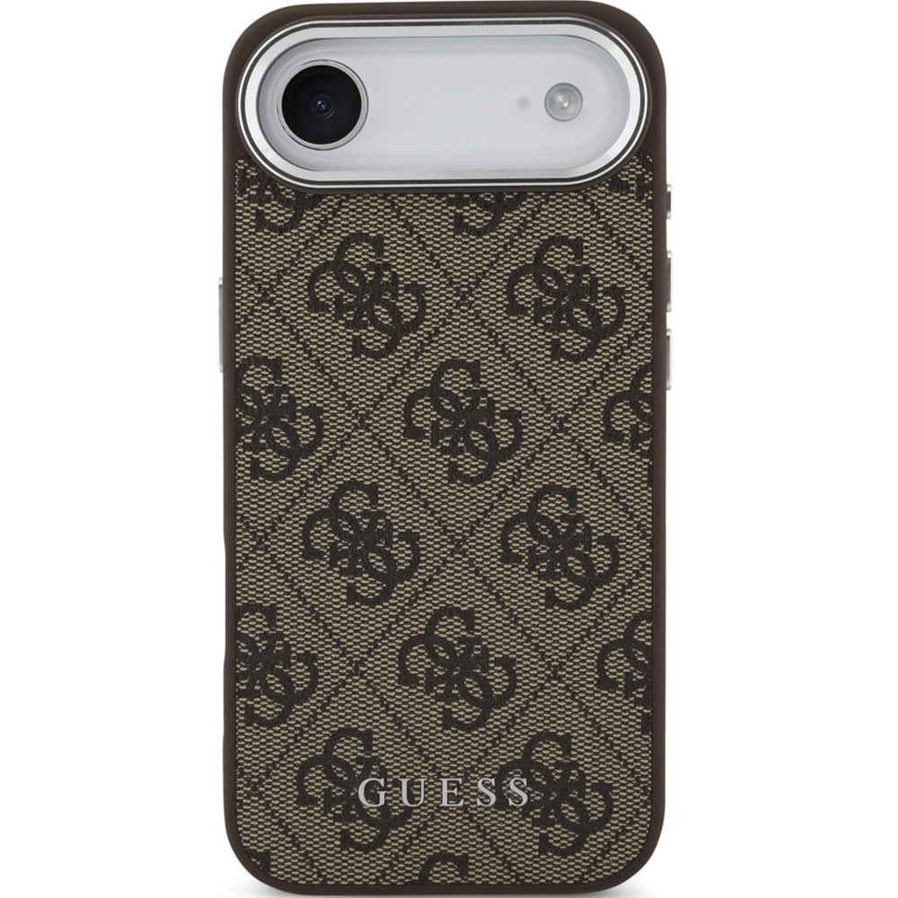 Etui Guess Hardcase 4G Classic Logo MagSafe do iPhone Air, brązowe.