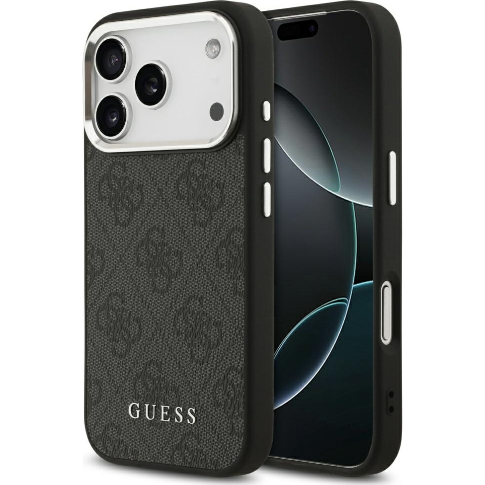 Etui Guess Hardcase 4G Classic MagSafe do iPhone 17 Pro, czarne.