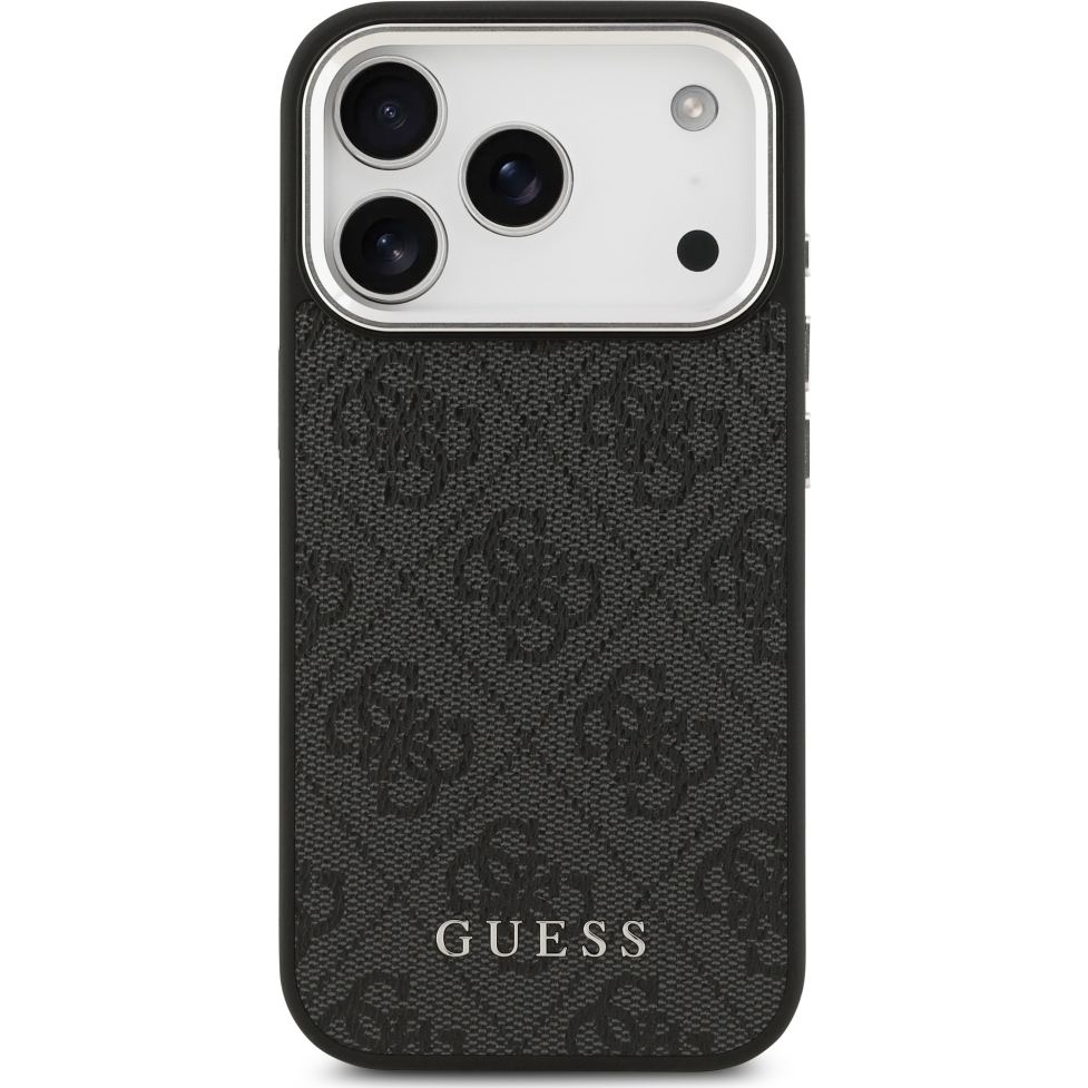 Etui Guess Hardcase 4G Classic MagSafe do iPhone 17 Pro, czarne.