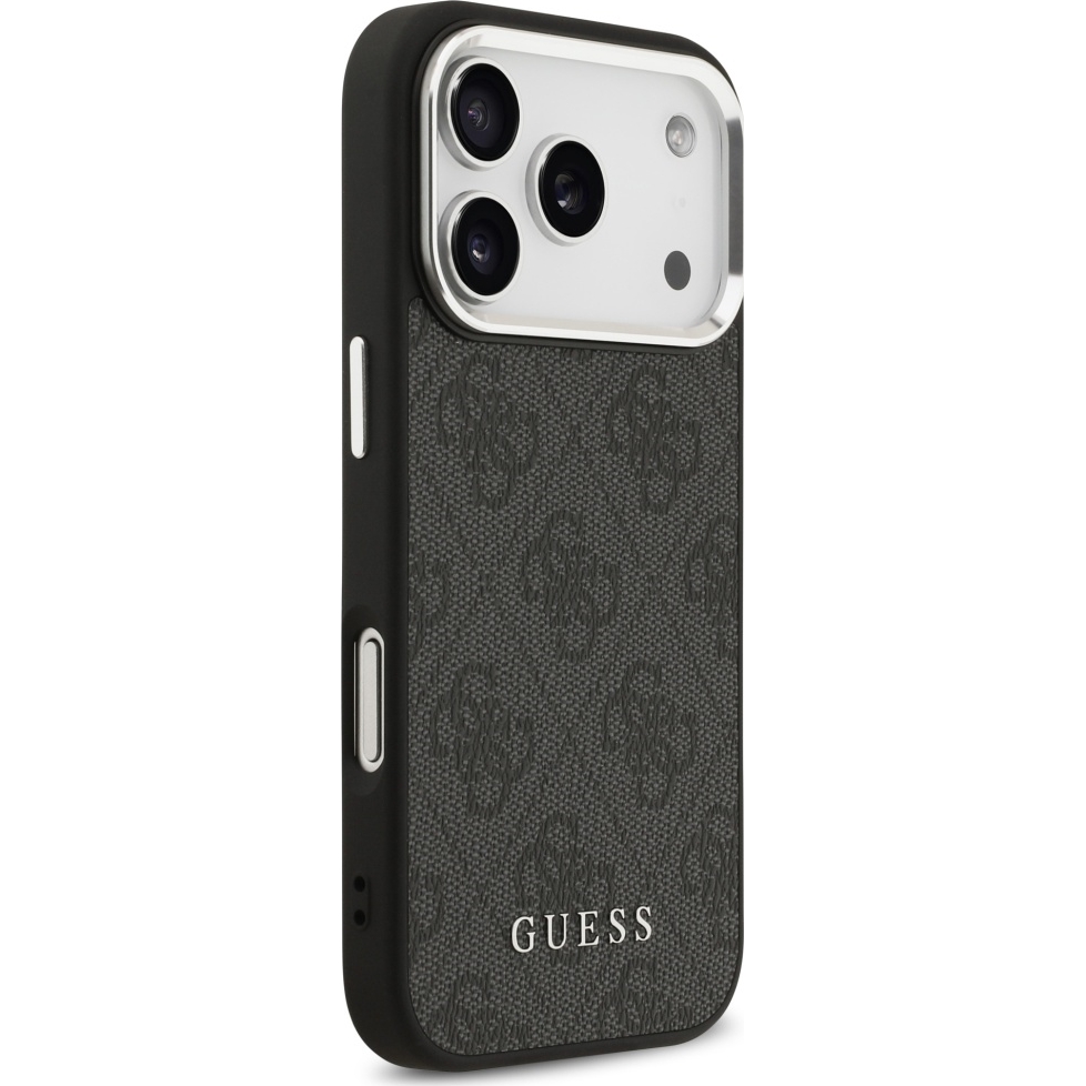 Etui Guess Hardcase 4G Classic MagSafe do iPhone 17 Pro, czarne.