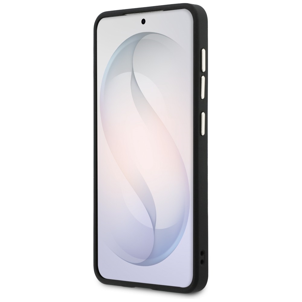 Guess Hardcase Leather MagSafe, TPU krawędzie elastyczne trwałe bezpieczne praktyczne funkcjonalność, brązowe Classic Logo Guess