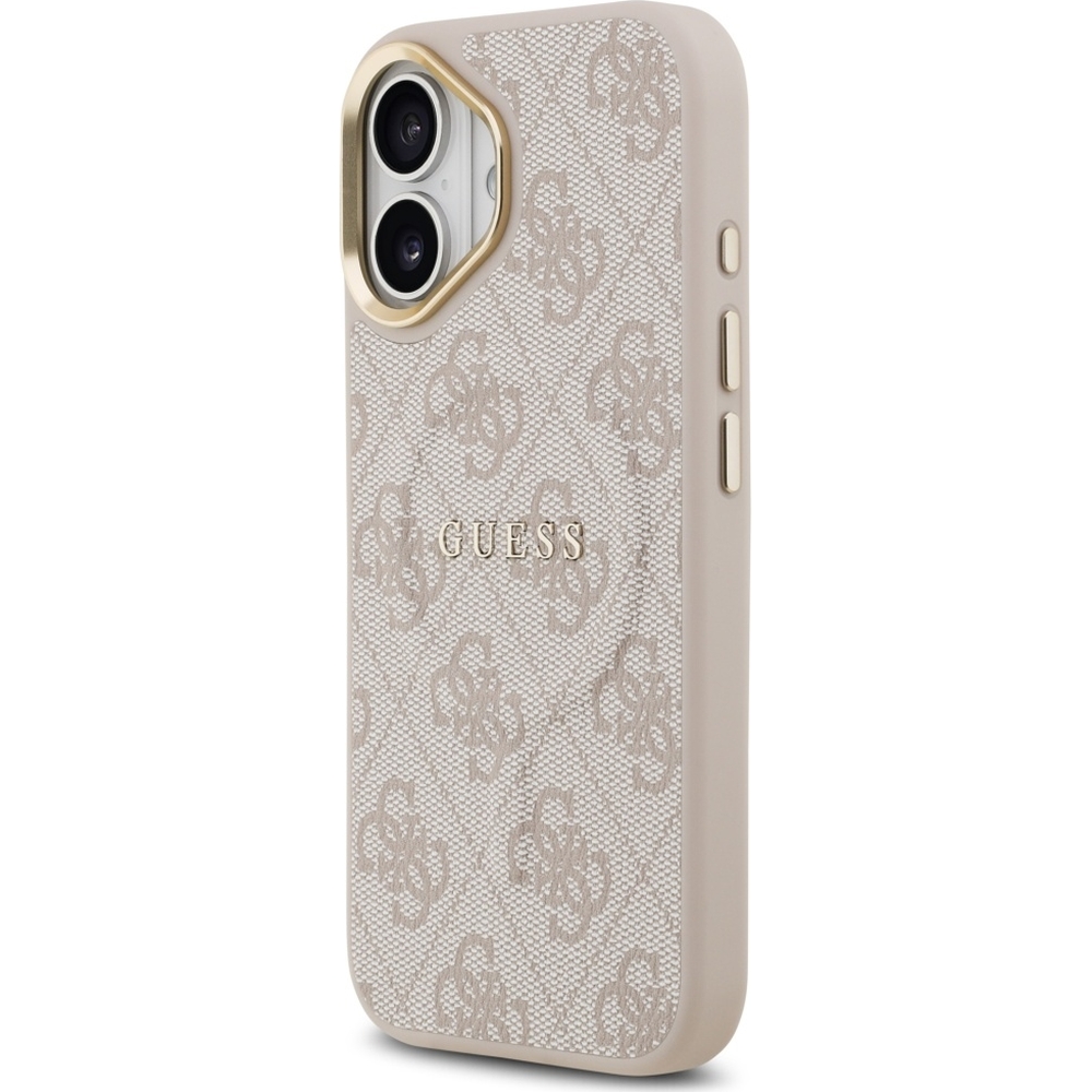Husa Guess Hardcase 4G Classic pentru iPhone 17, roz.