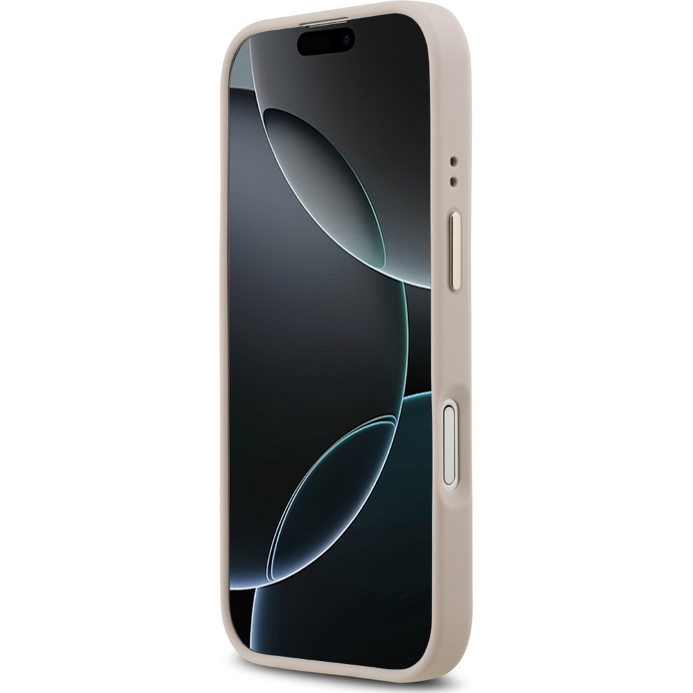 Husa Guess Hardcase 4G Classic MagSafe pentru iPhone 17, roz.