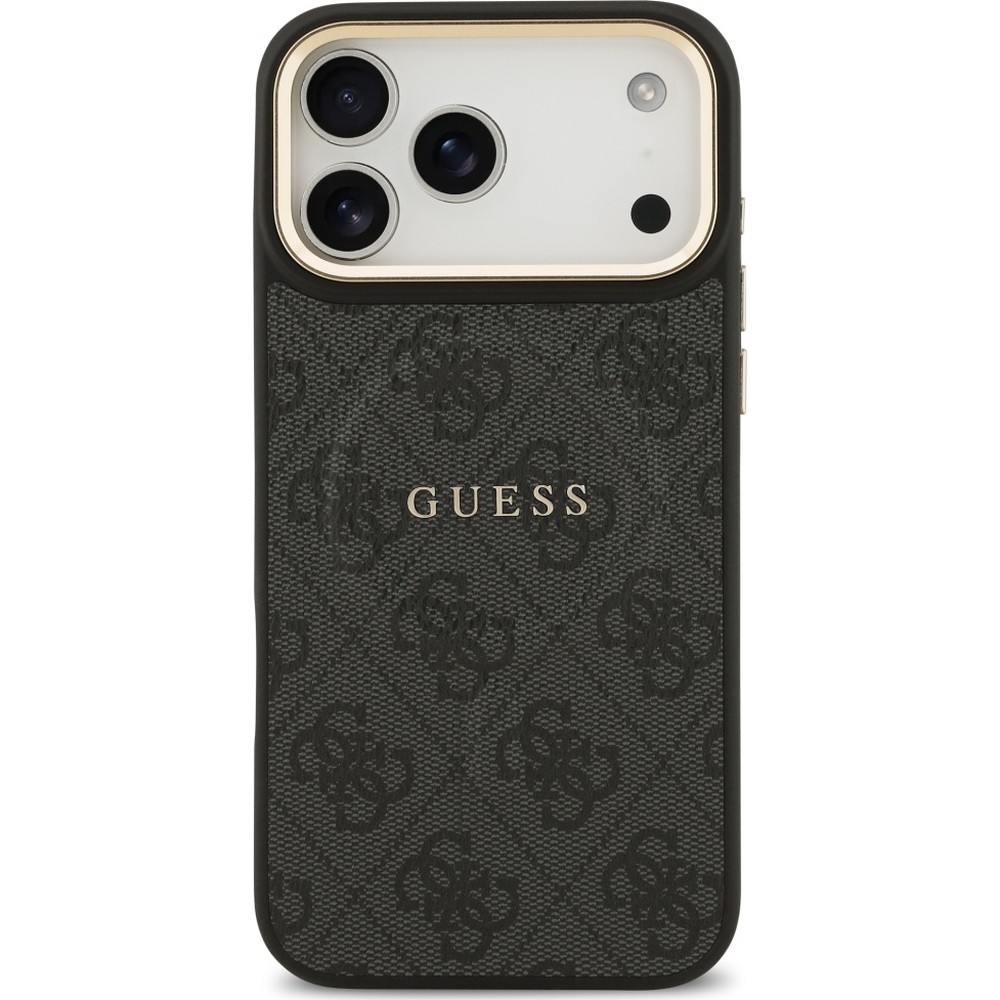 Etui Guess Hardcase 4G Classic MagSafe do iPhone 17 Pro Max, czarne.