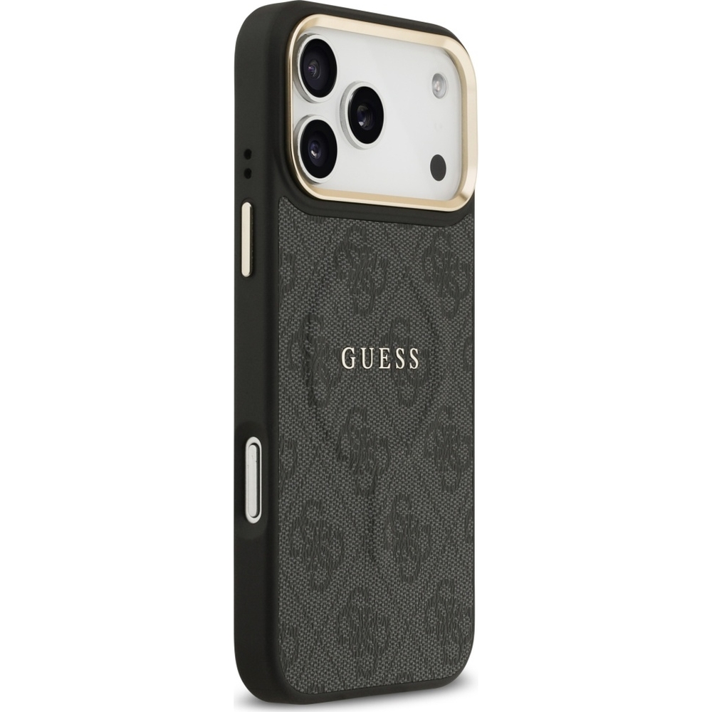 Etui Guess Hardcase 4G Classic MagSafe do iPhone 17 Pro Max, czarne.