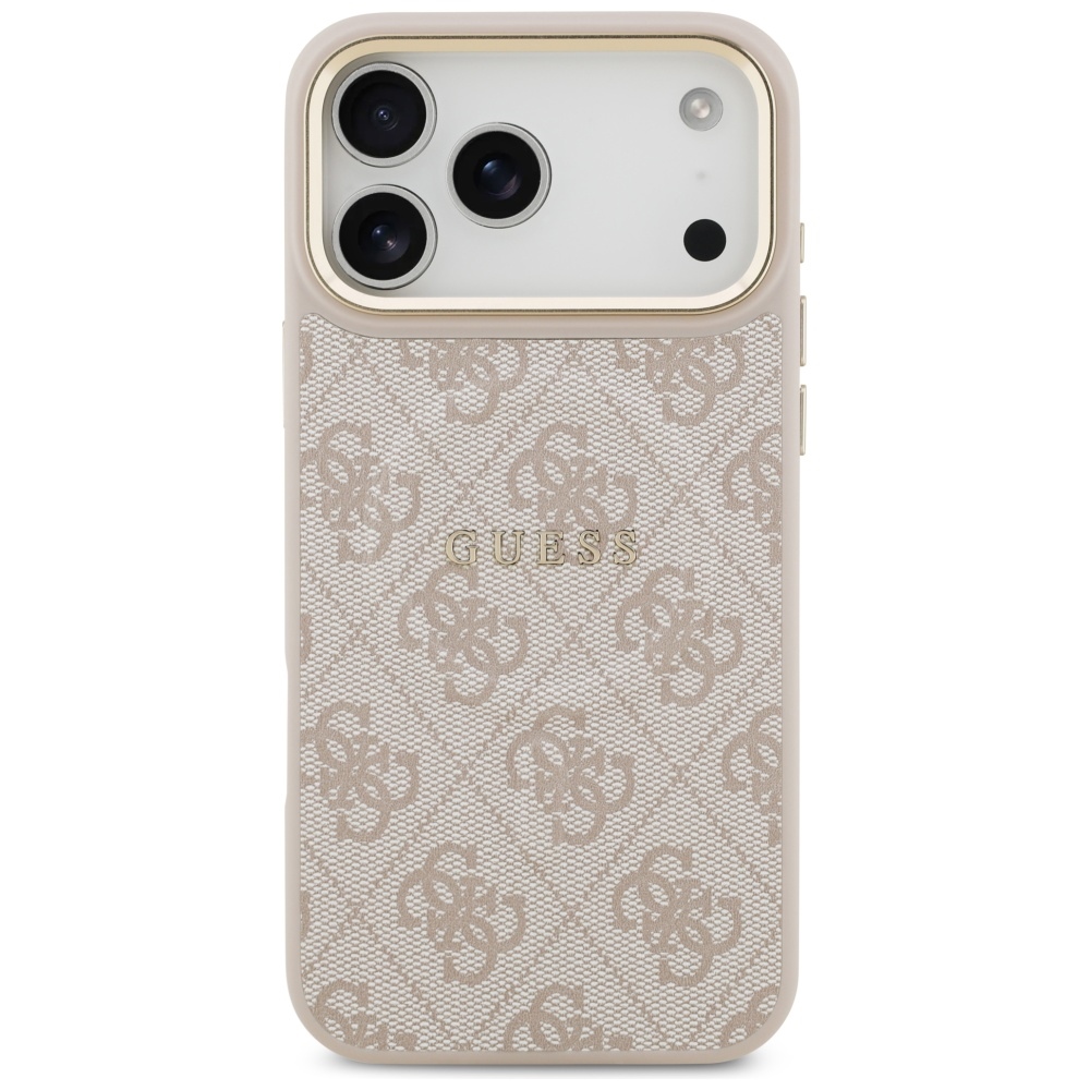 Etui Guess Hardcase 4G Classic MagSafe do iPhone 17 Pro Max, różowe.